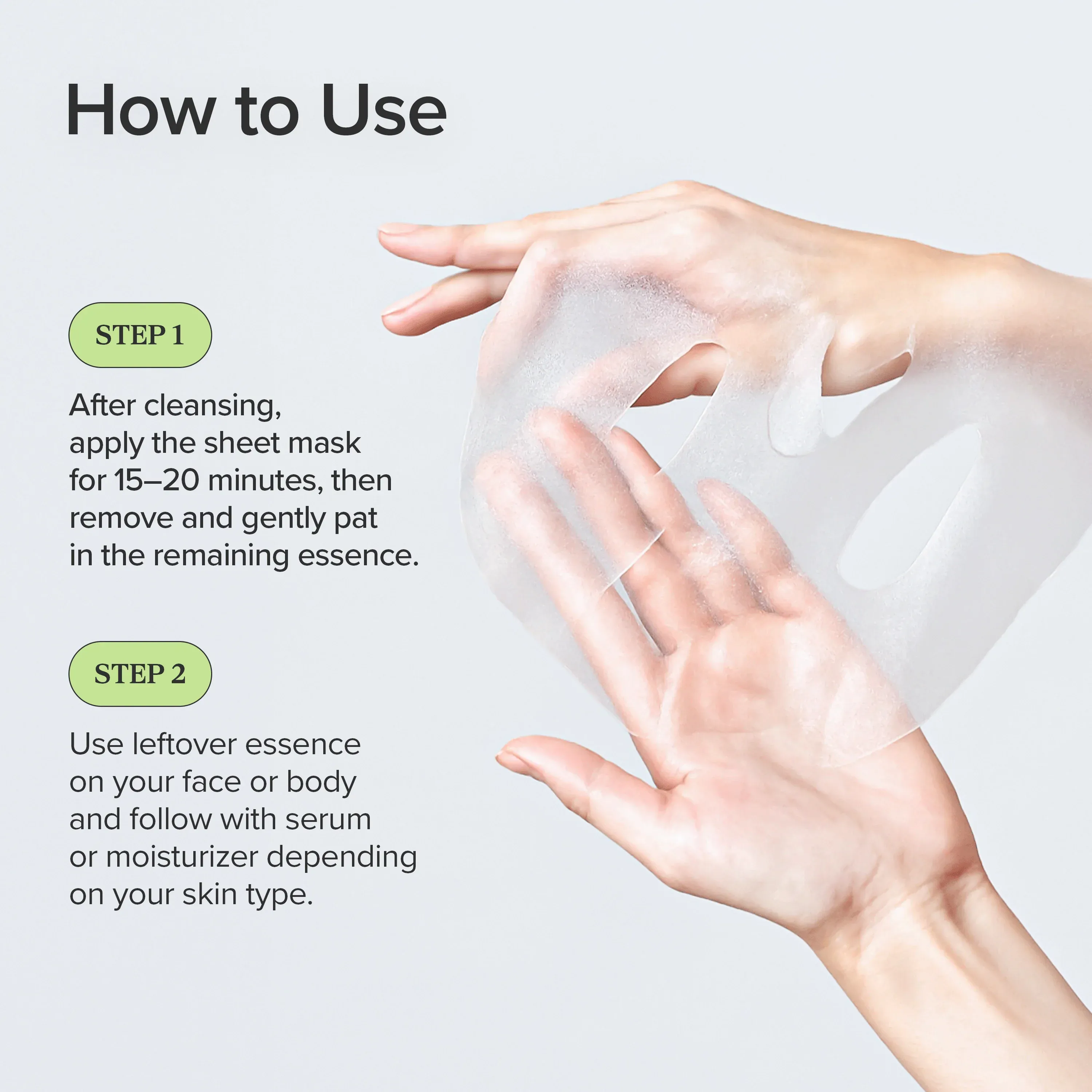 Centella Asiatica Calming Mask (10 Sheets) - Image 6